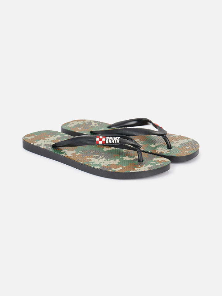 Camouflage flip flops Tommy - MC2 Saint Barth