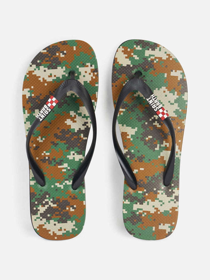 Camouflage flip flops Tommy - MC2 Saint Barth