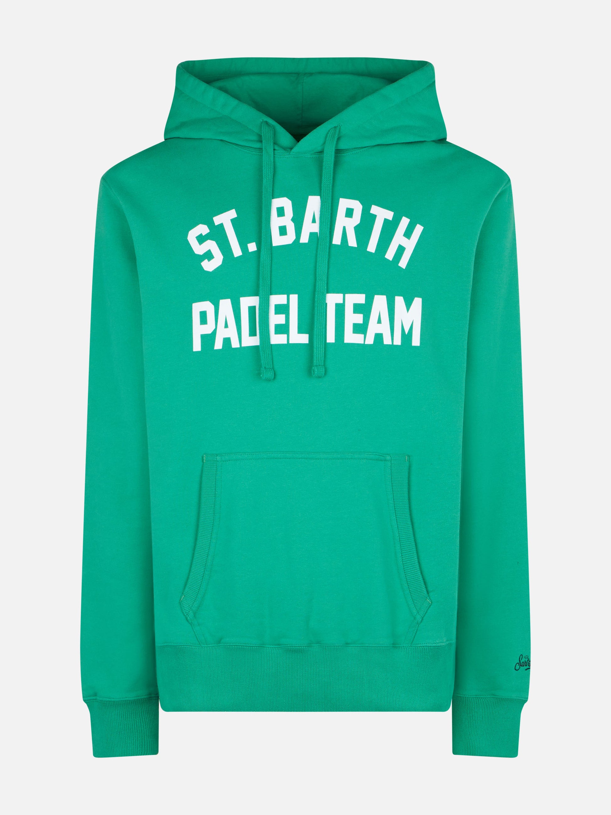 Cotton hoodie with St. Barth Padel Team print - MC2 Saint Barth