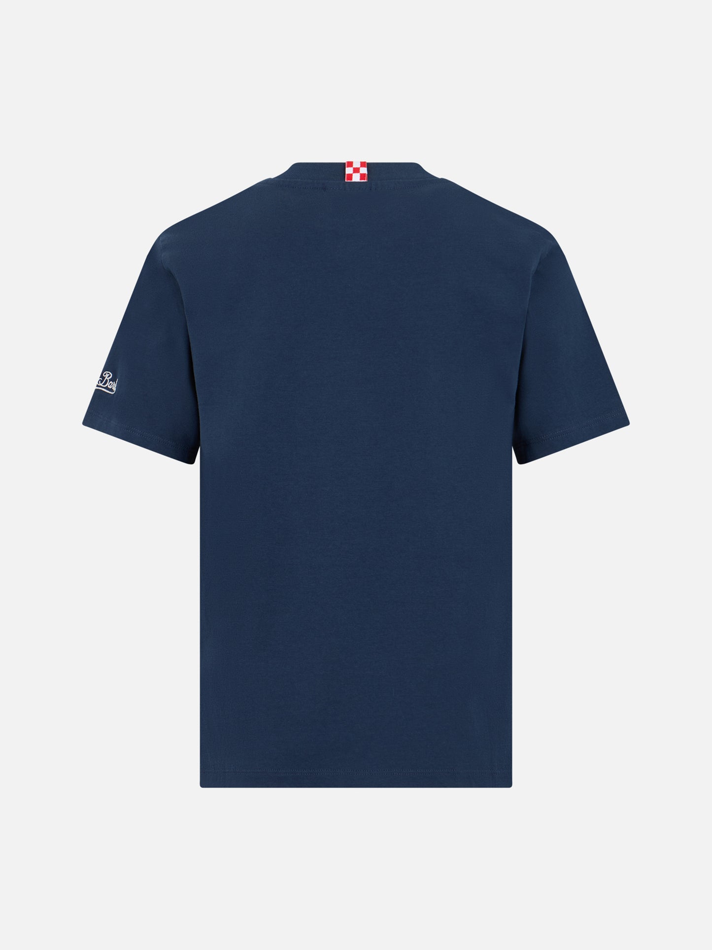 Boy cotton t-shirt with King of St. Barth terry patch - MC2 Saint Barth