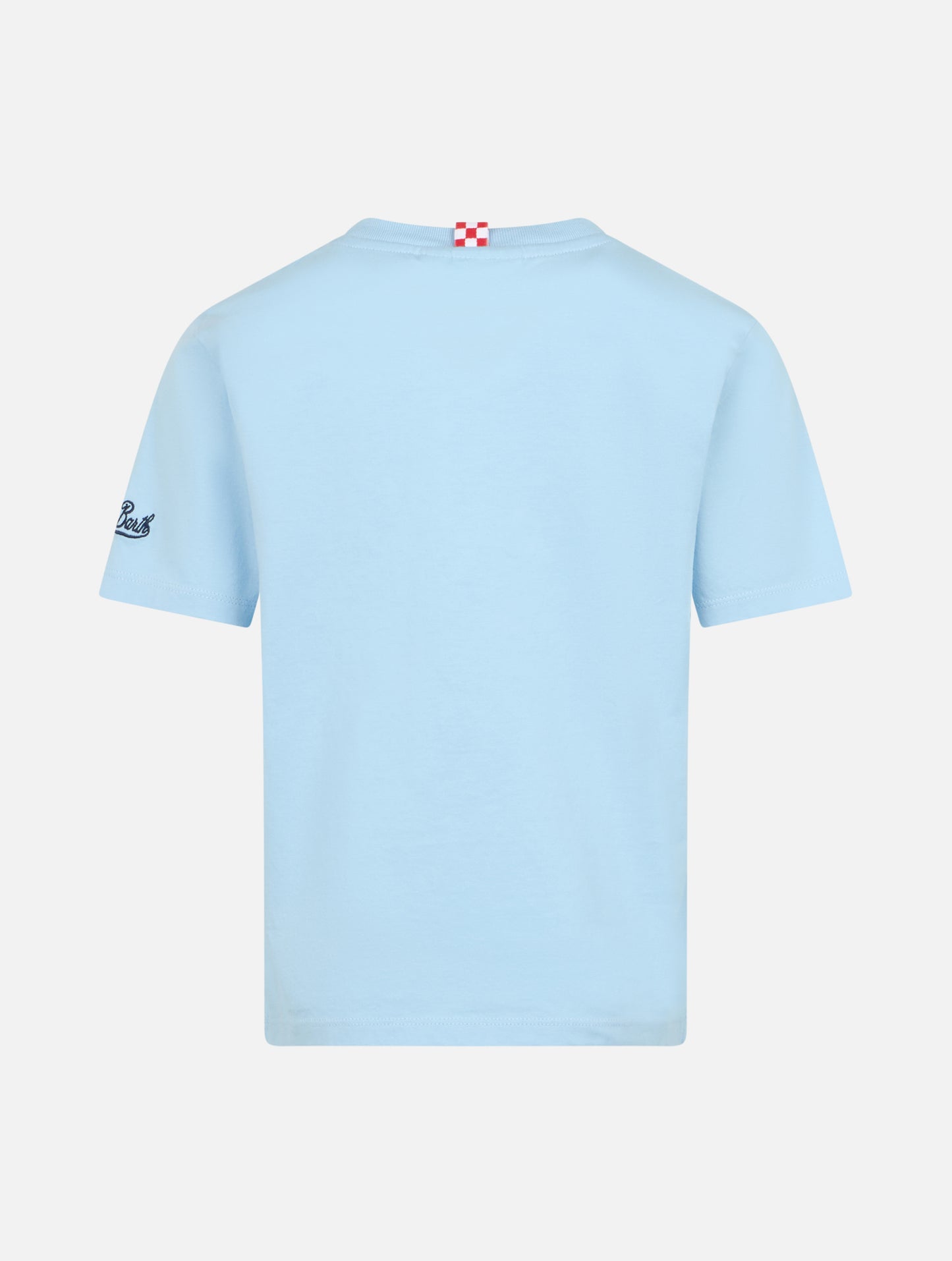 Boy cotton t-shirt with St. Barth best friends croco print - MC2 Saint Barth