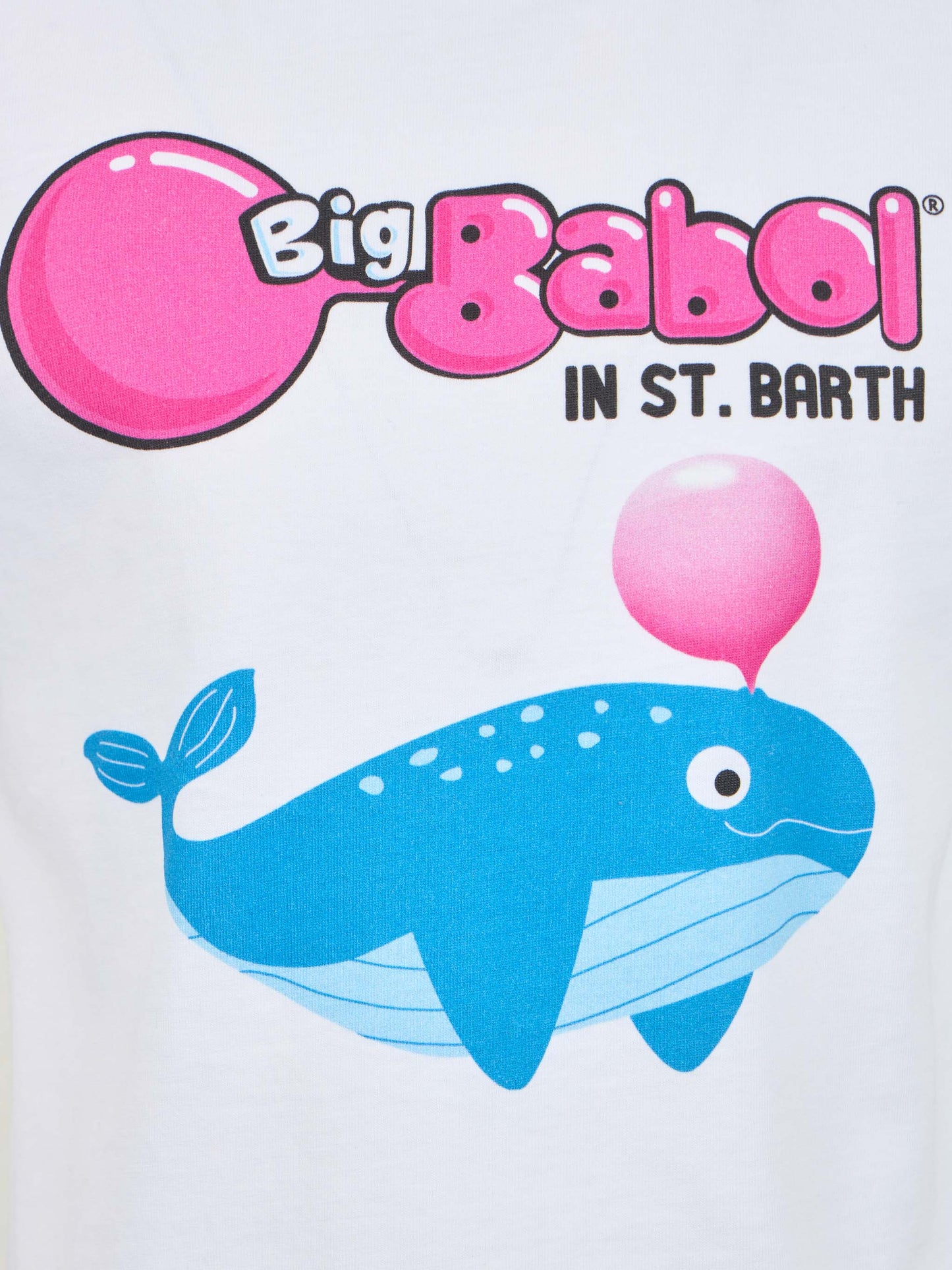 Boy t-shirt with Big Babol whale placed print | BIG BABOL SPECIAL EDITION - MC2 Saint Barth
