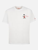 Herren-T-Shirt aus Baumwolle mit Scrooge-Aufdruck und Stickerei | ©DISNEY SONDEREDITION