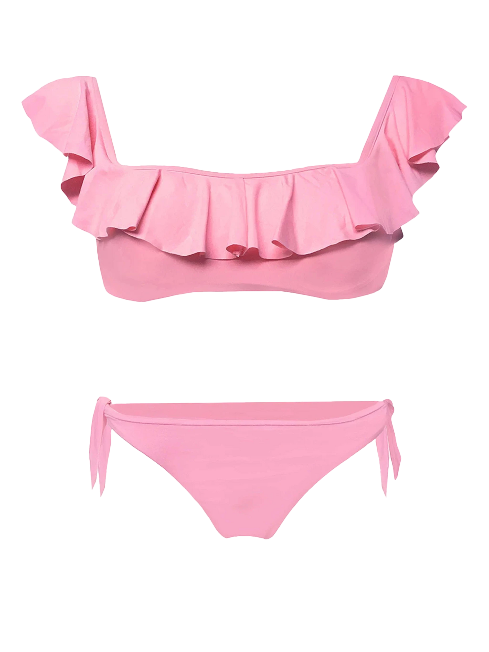 Ruffled bandeau bikini - MC2 Saint Barth