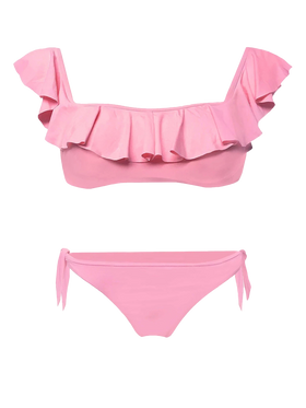Ruffled bandeau bikini - MC2 Saint Barth