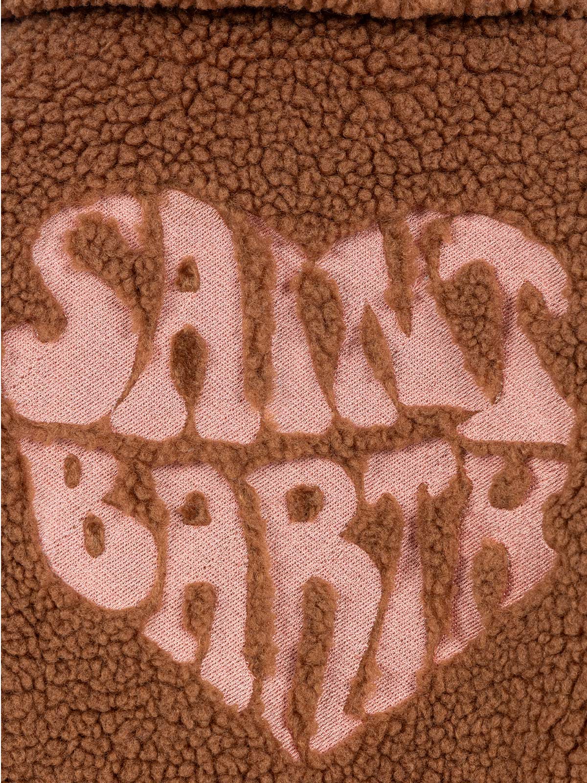 Girl beige sherpa bomber coat Abel - MC2 Saint Barth