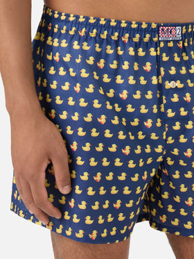 Boxershorts aus Baumwolle Adam mit Enten-Print 