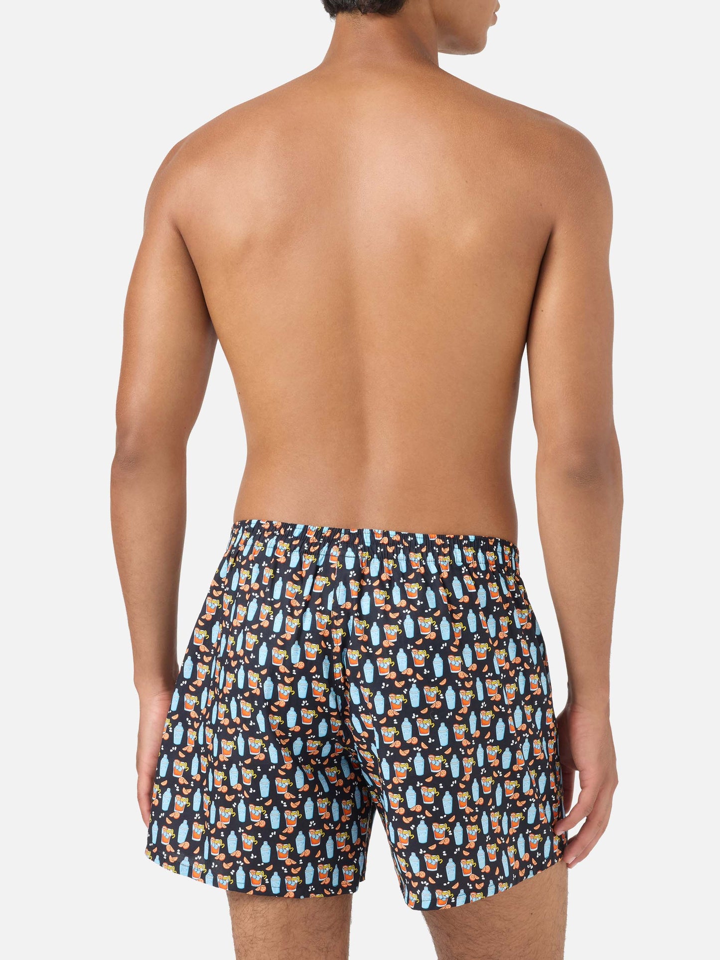 Caleçon boxer en coton Adam à imprimé cocktail 
