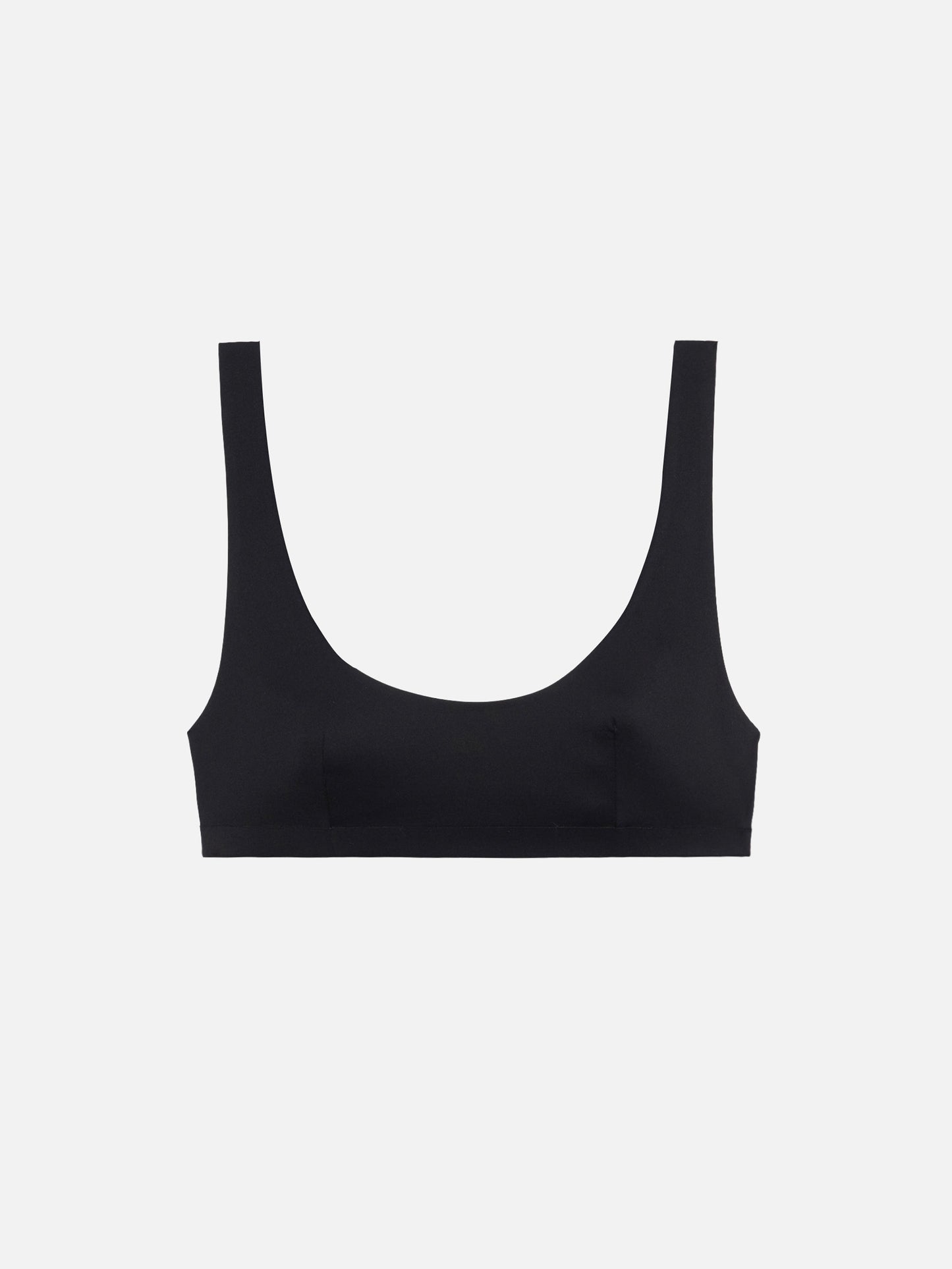 Minerva black heatsealed classic bralette - MC2 Saint Barth