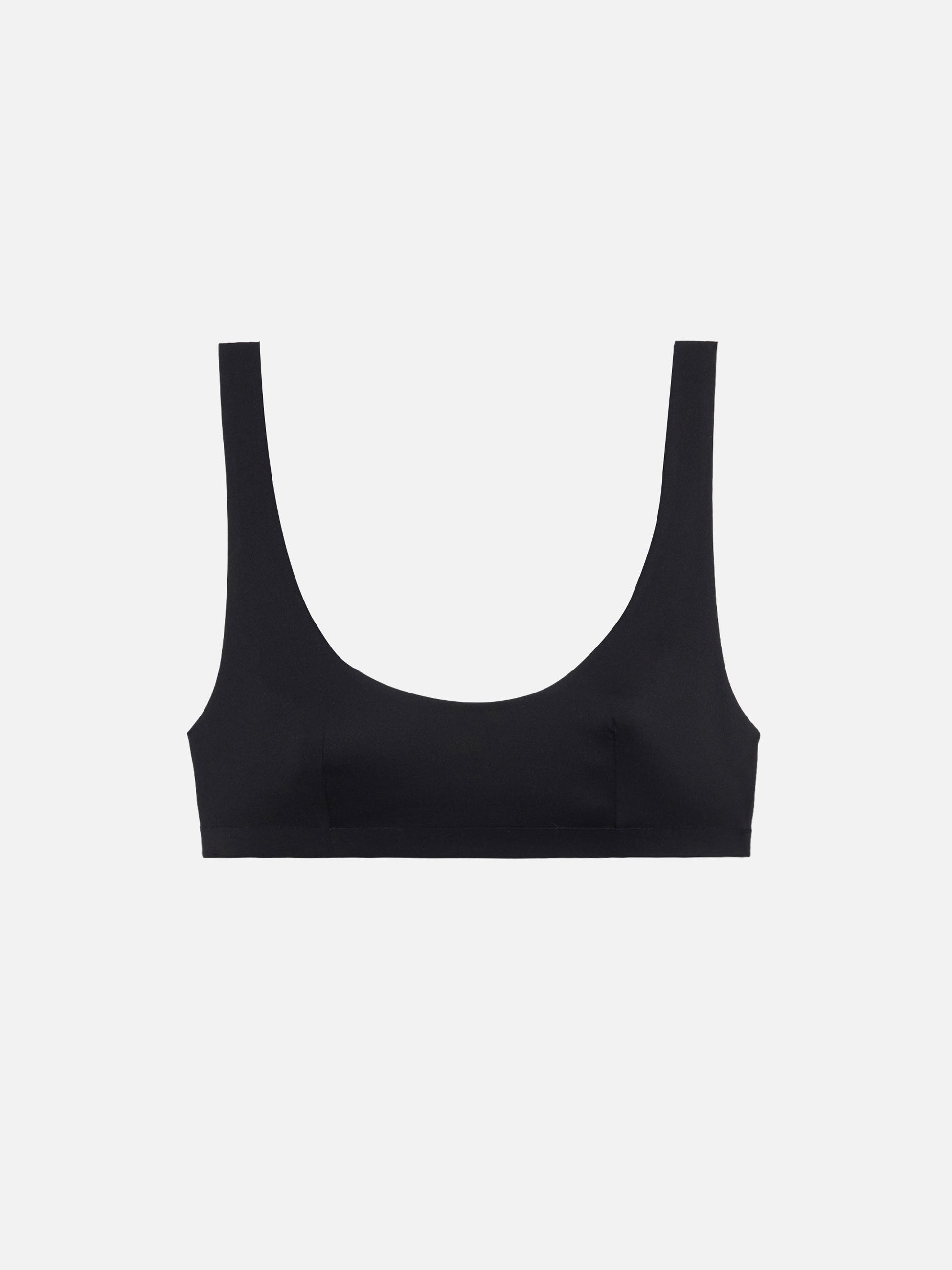 Minerva black heatsealed classic bralette - MC2 Saint Barth