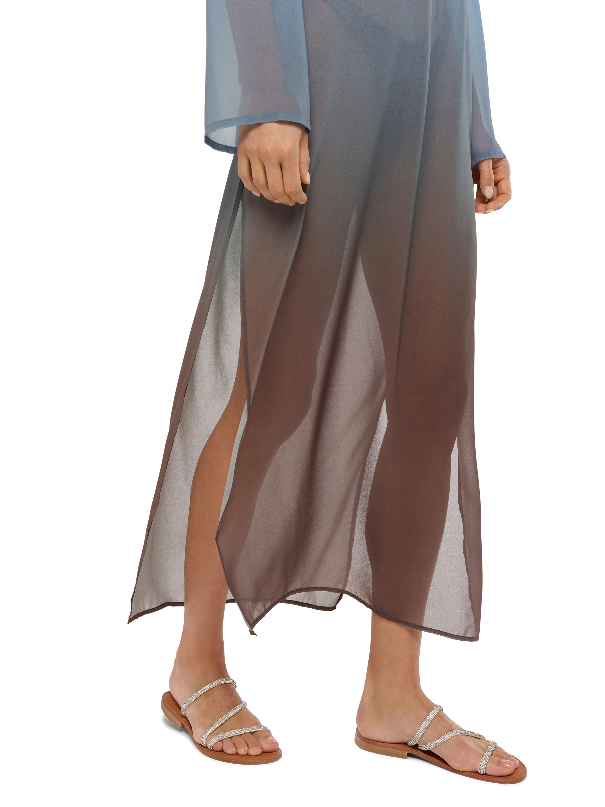 Agatha georgette maxi dress - MC2 Saint Barth