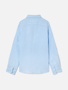 Light blue Agnes linen shirt