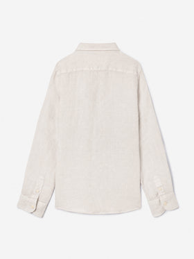 Chemise Agnes en lin blanc cassé 
