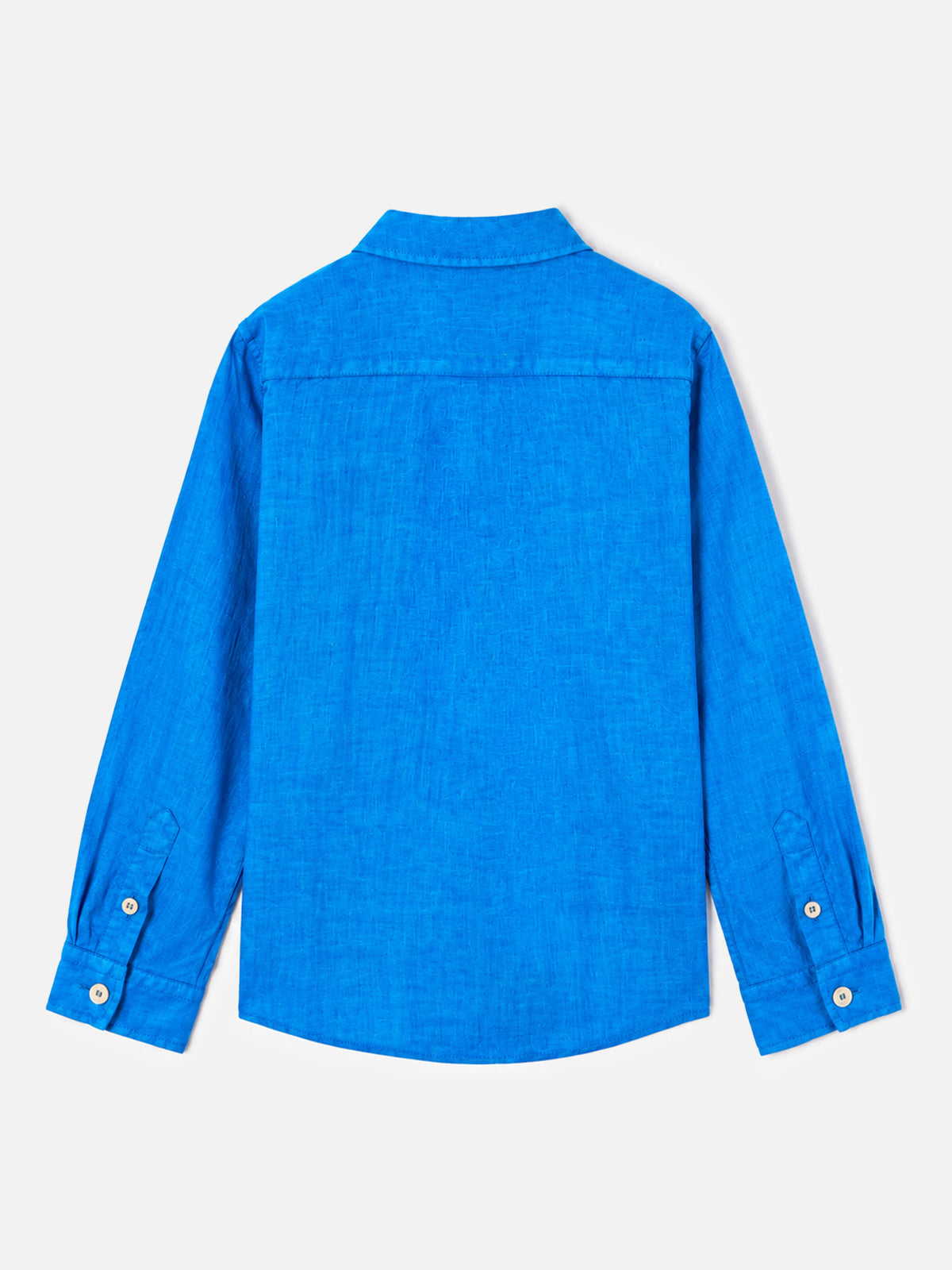 Camicia Agnes blu in lino