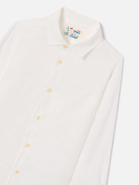 Chemise Agnes blanche en lin 