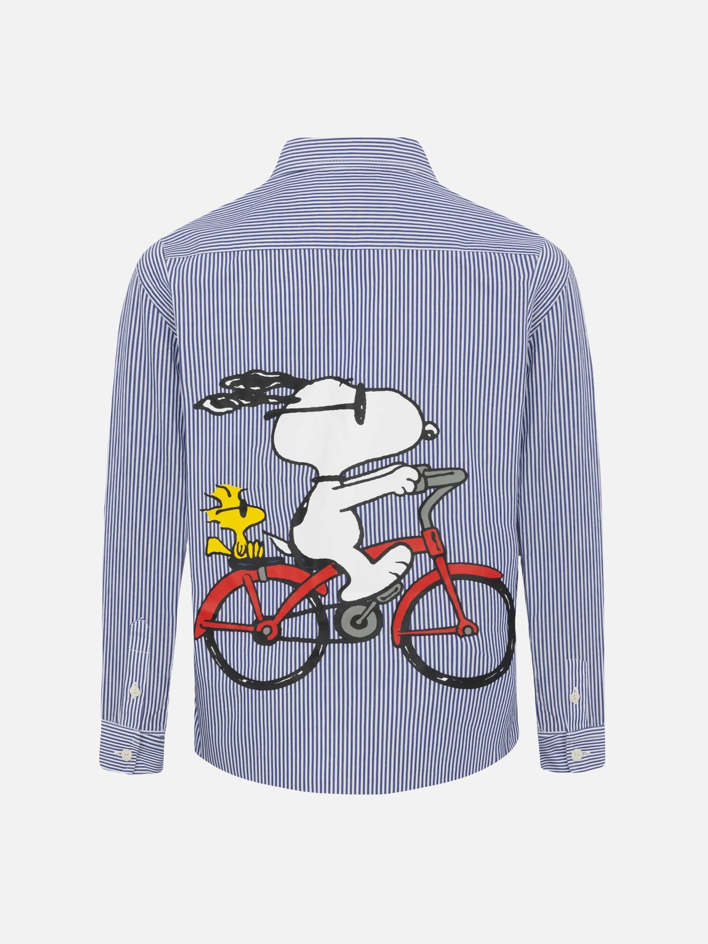 Agnes navy blue cotton shirt with Snoopy print | SNOOPY PEANUTS® SPECIAL EDITION