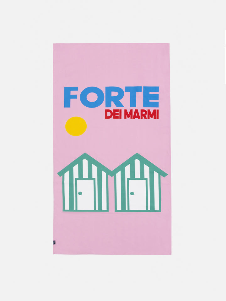 Telo mare in microfibra stampa Forte dei Marmi Aidan