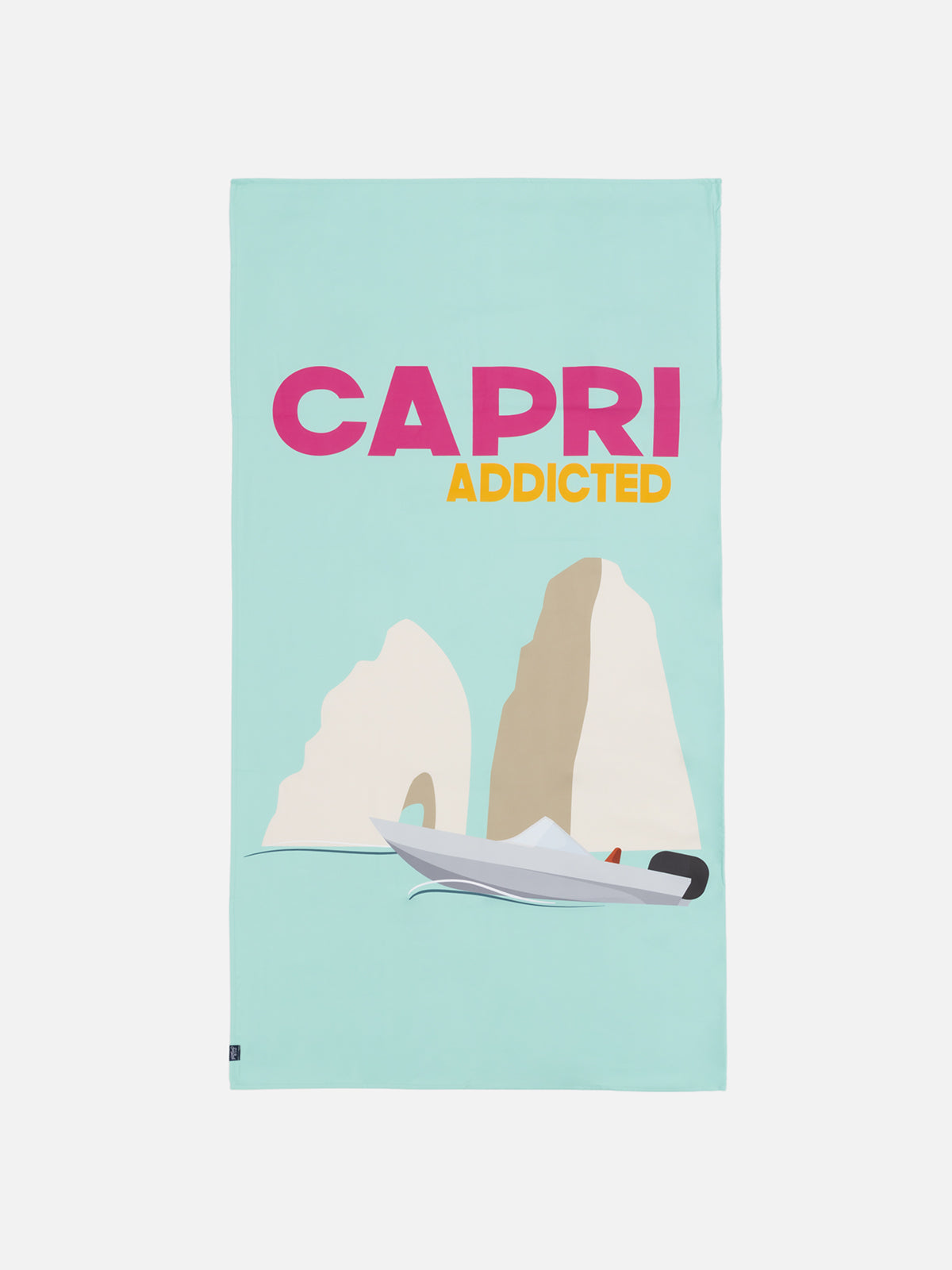 Microfiber Capri print beach towel Aidan