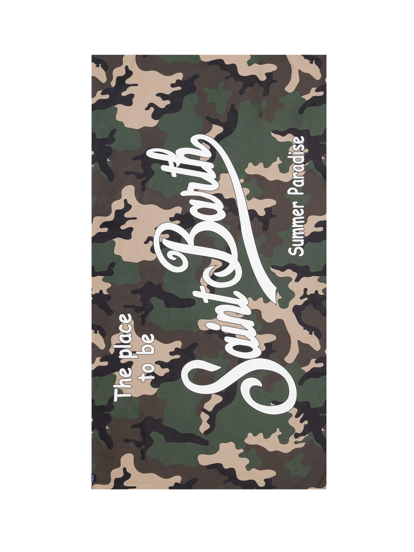 Microfiber beach towel Aidan with camouflage print - MC2 Saint Barth