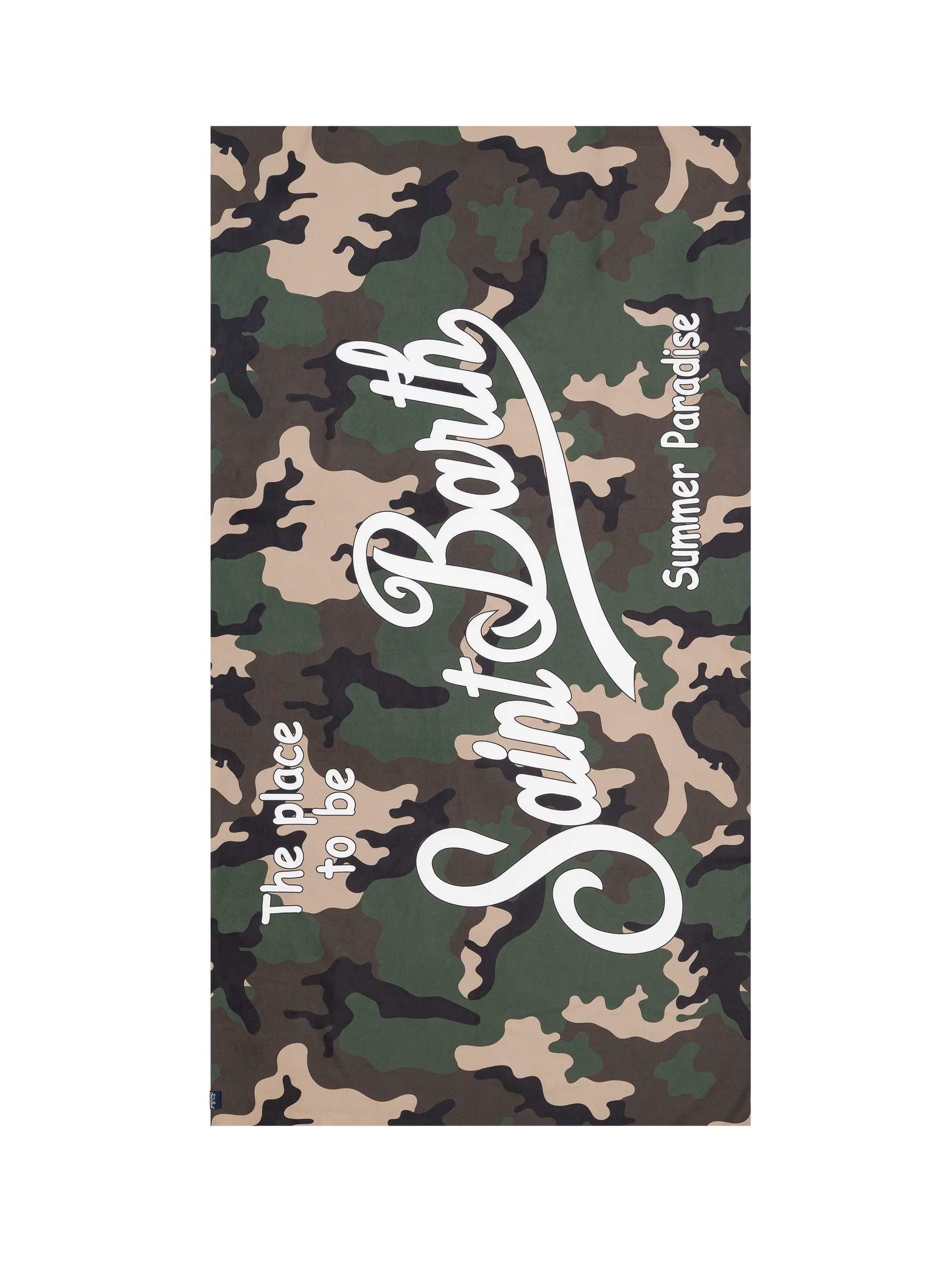 Microfiber beach towel Aidan with camouflage print - MC2 Saint Barth