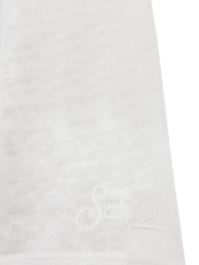 Alex kid white linen jersey t-shirt - MC2 Saint Barth
