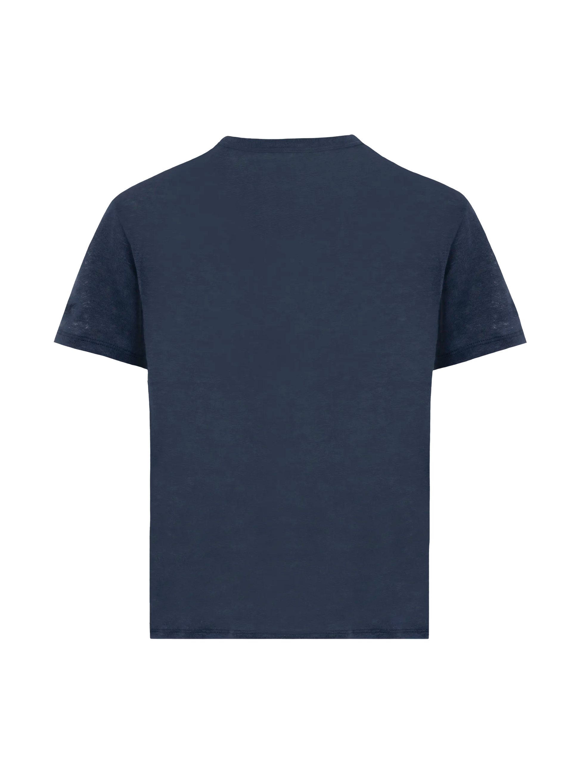 Alex kid navy blue linen jersey t-shirt - MC2 Saint Barth