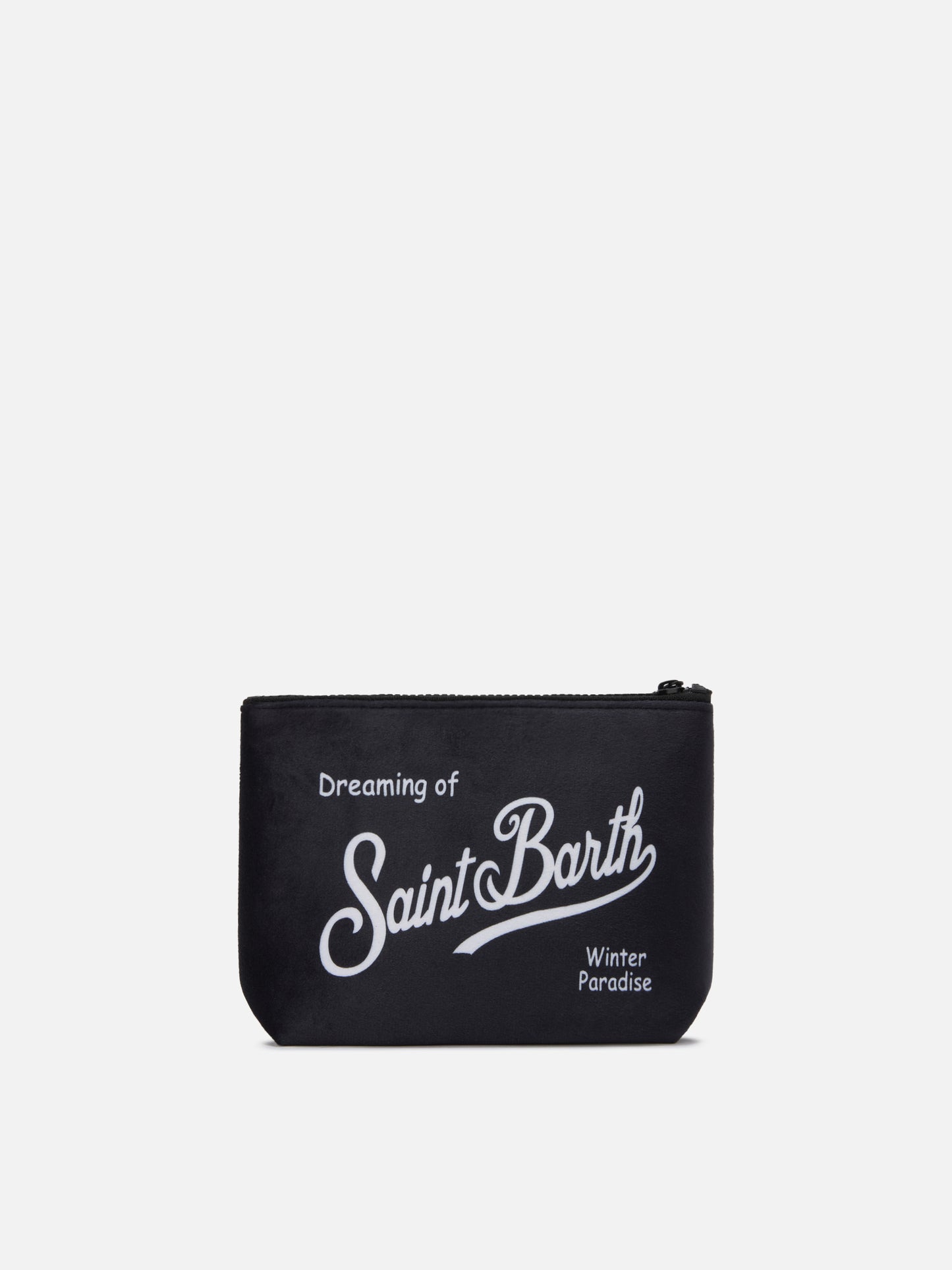 Aline-Pouch aus Wollimitat mit Nepentha-Print | NEPENTHA SPECIAL EDITION