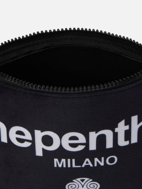 Aline-Pouch aus Wollimitat mit Nepentha-Print | NEPENTHA SPECIAL EDITION