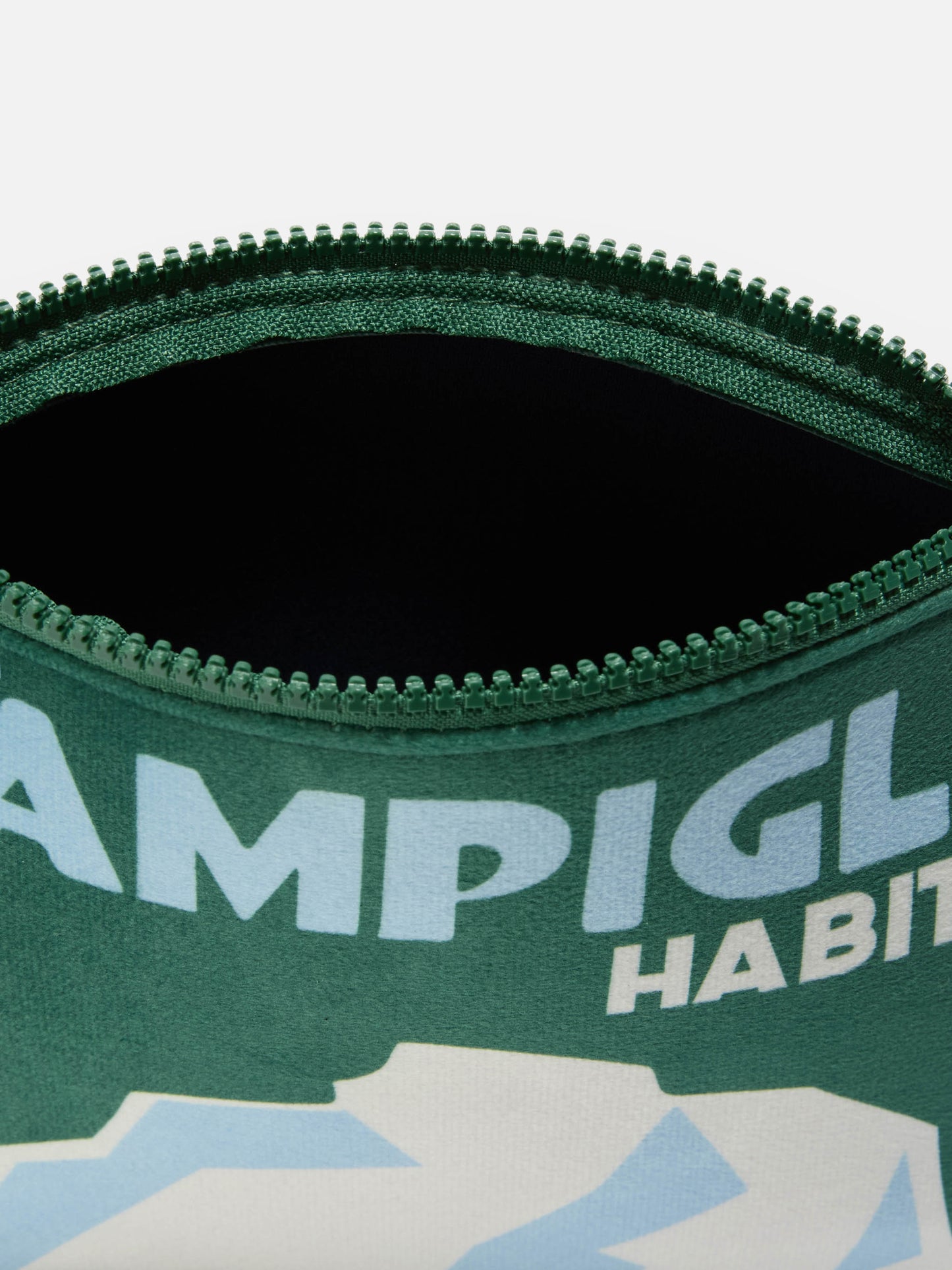 Aline Pouch in wool-effect fabric with Campiglio print