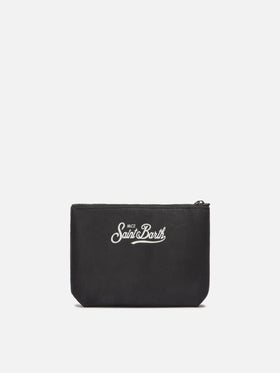 Aline Pouch in wool-effect fabric with Vip Club print | VIP CLUB SPECIAL EDITION