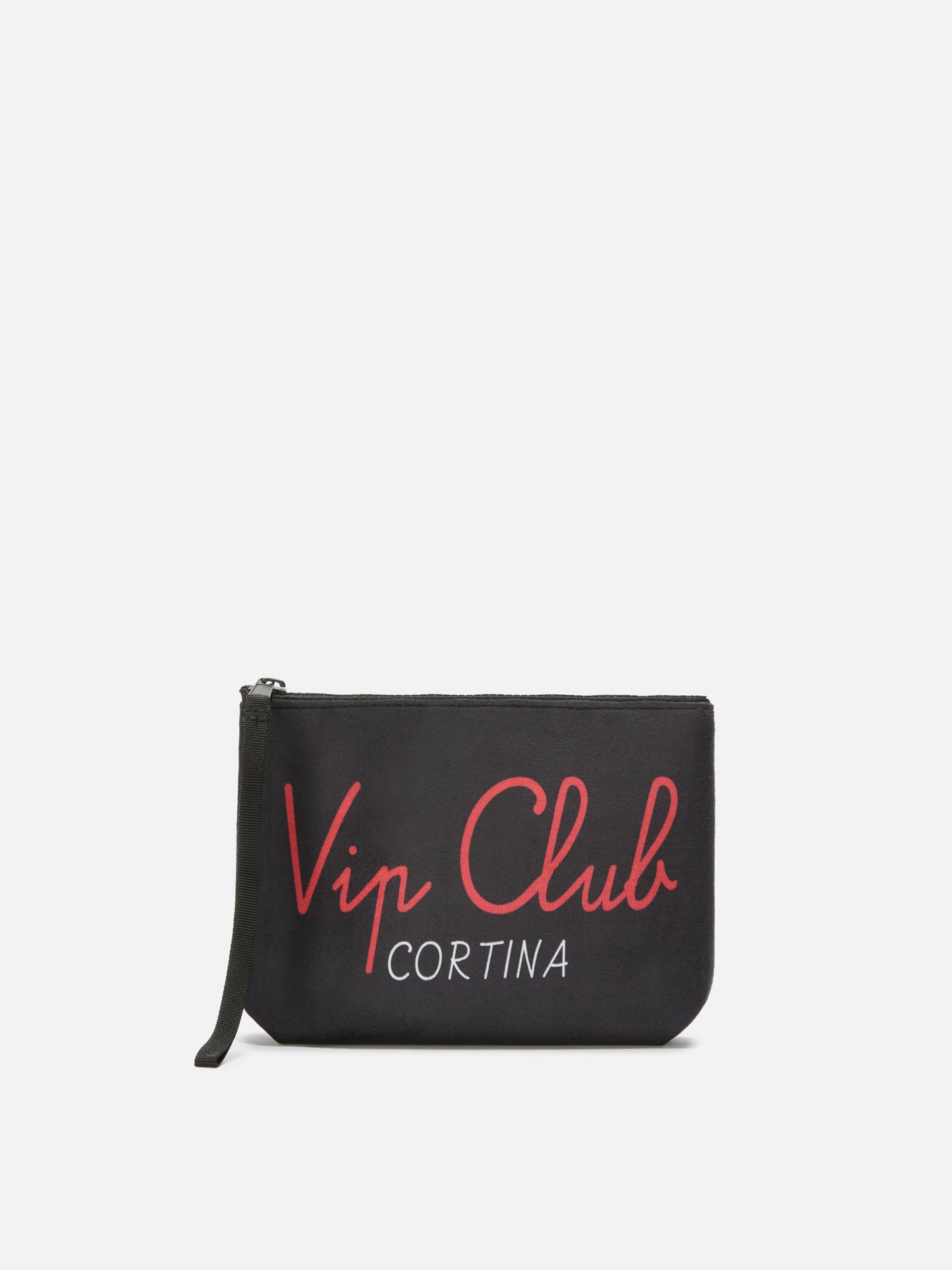 Aline Pouch in wool-effect fabric with Vip Club print | VIP CLUB SPECIAL EDITION