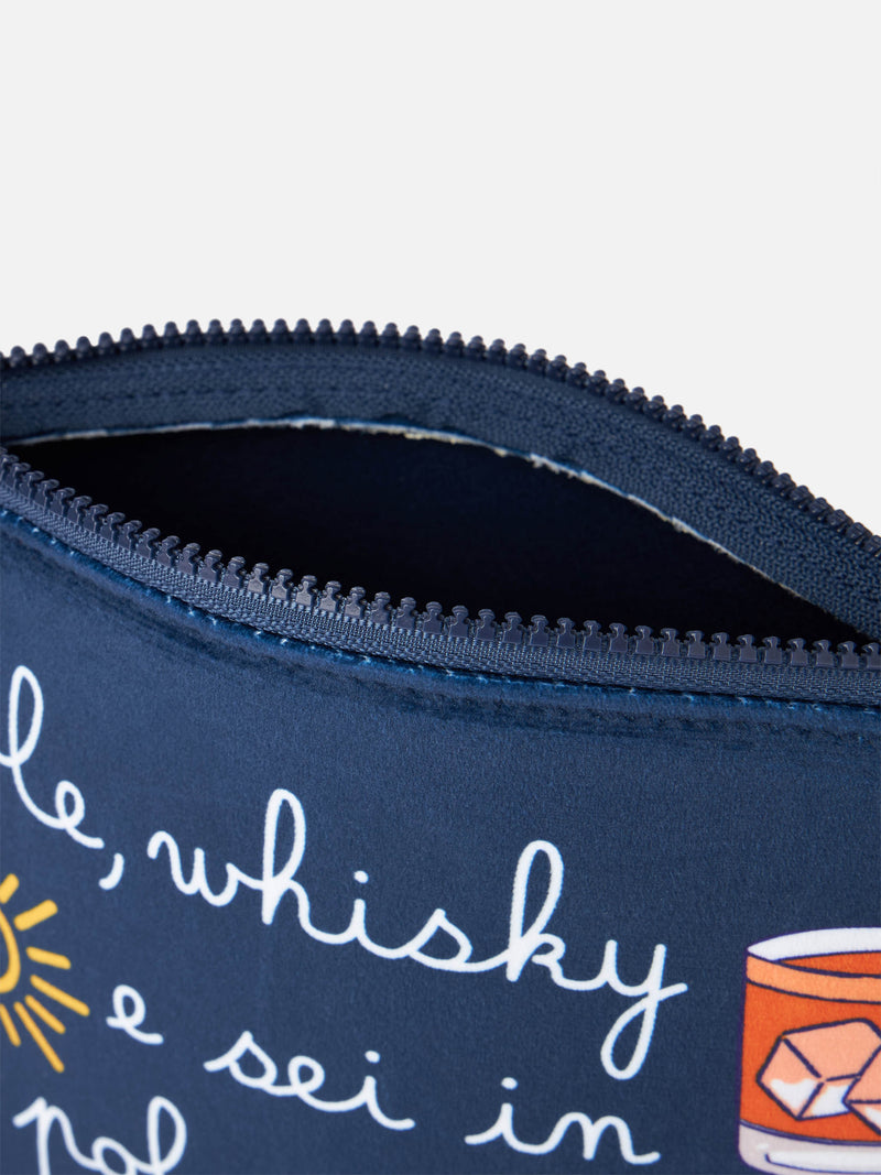 Wooly pochette Aline with Sole, whisky...print | VACANZE DI NATALE SPECIAL EDITION