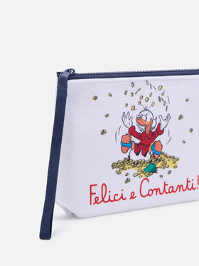 Off white Aline pochette mit Scrooge McDuck-Print | Special edition 