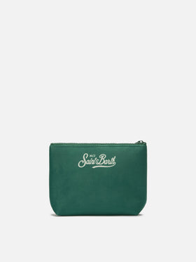 Aline Pouch in wool-effect fabric with St. Moritz print | ST. MORITZ TOP OF THE WORLD SPECIAL EDITION