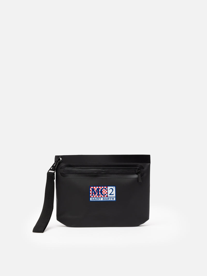 Pochette Aline nera water-resistant