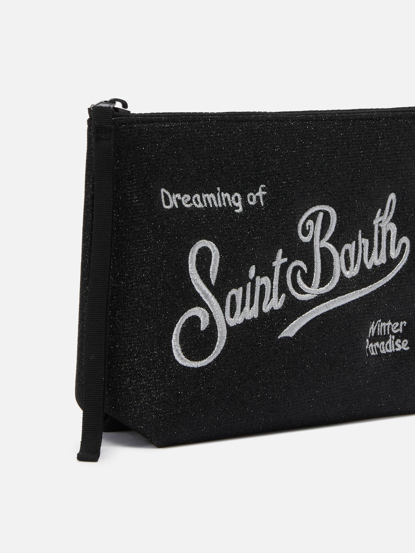 Aline Lurex Pouch in black