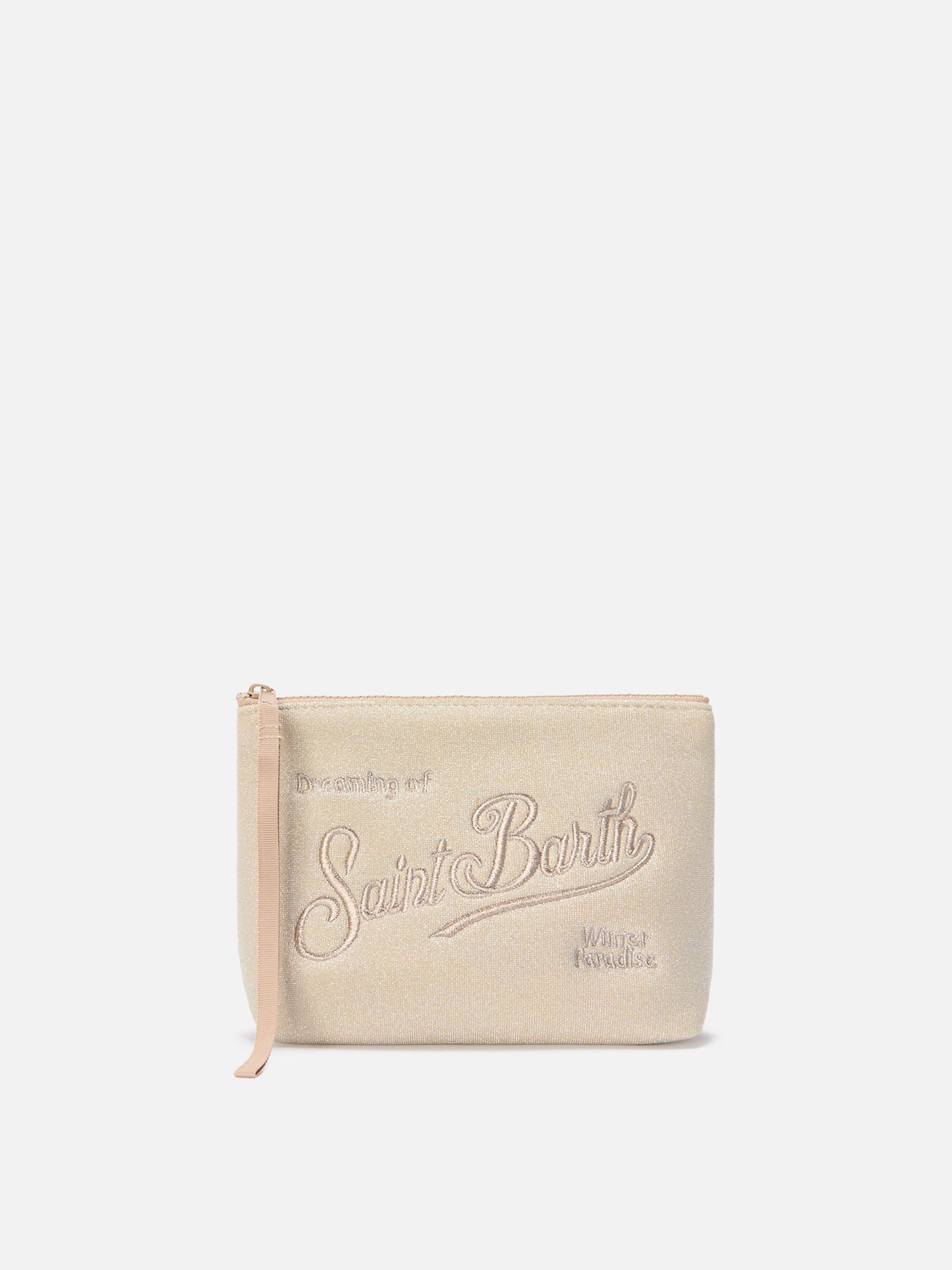Aline Lurex Pouch in gold