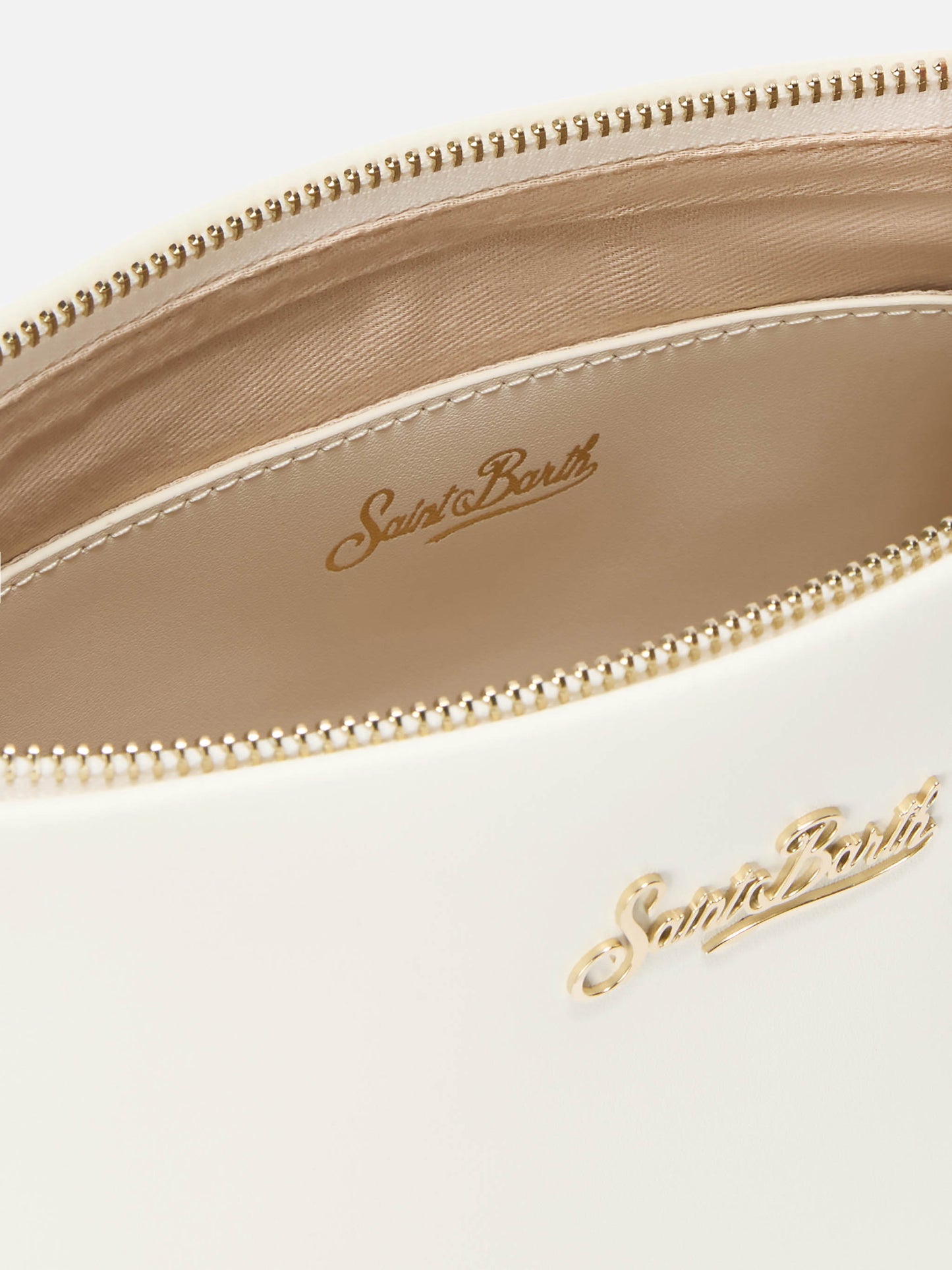 Aline Shoulder Bag in white leather