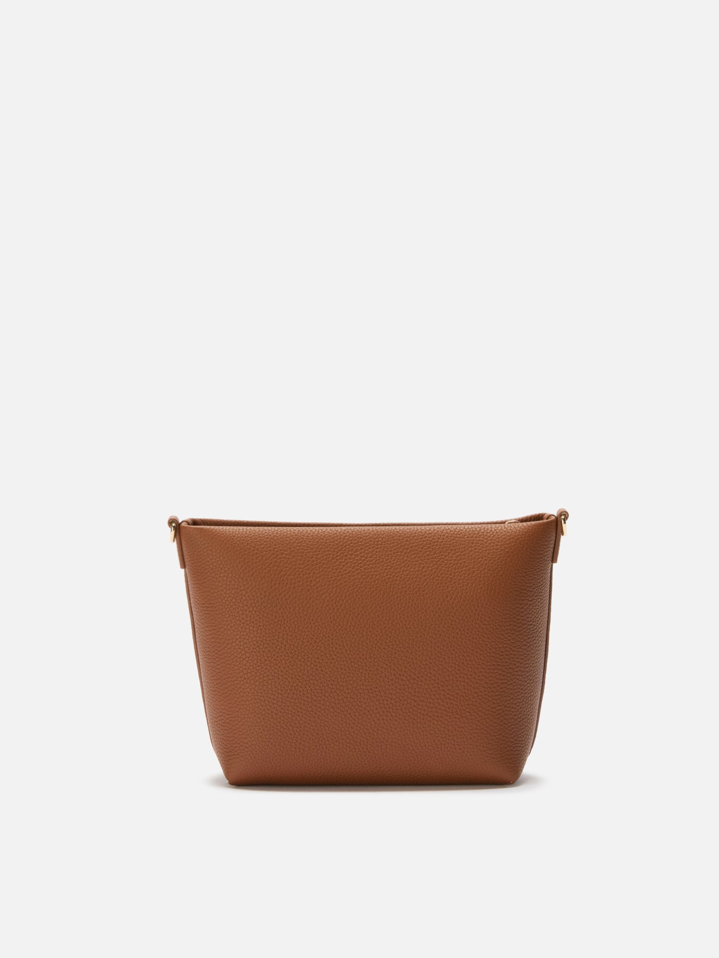 Aline Shoulder Bag in hammered leather tan
