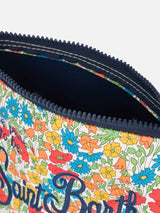 Scuba pochette Aline with Poppy & Daisy print | MADE WITH LIBERTY FABRIC