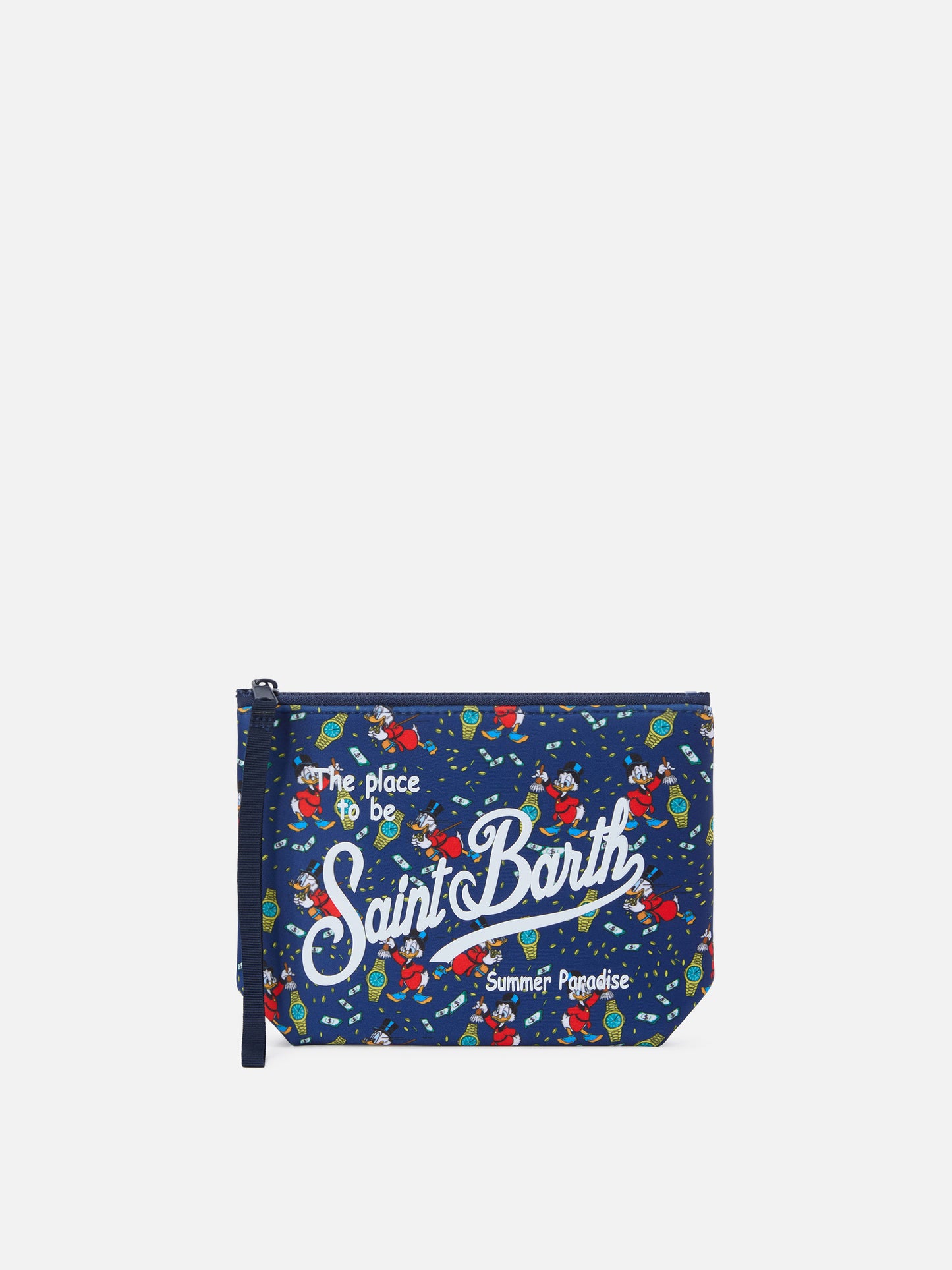 Aline Scuba-Pouch mit Scrooge Watch-Print | Special Edition 