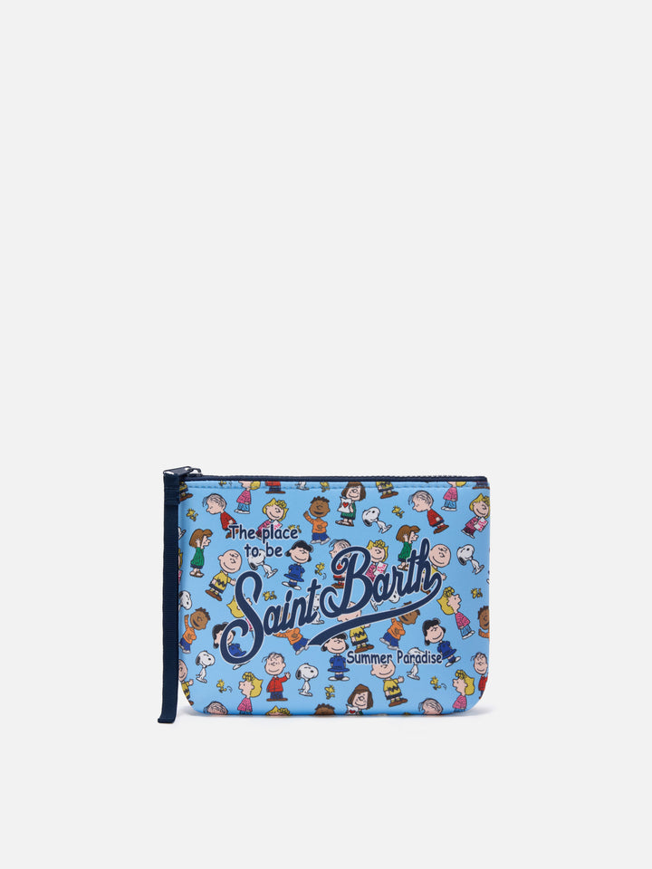 Pochette Aline in scuba con stampa Snoopy and Friends | Special Edition