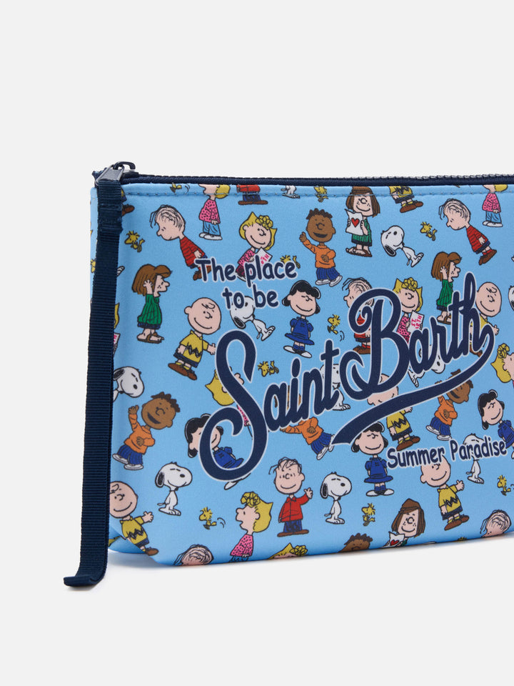 Pochette Aline in scuba con stampa Snoopy and Friends | Special Edition