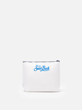 Aline scuba pochette with Cannes postcard print - MC2 Saint Barth