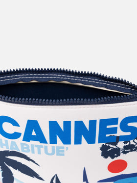 Aline scuba pochette with Cannes postcard print - MC2 Saint Barth