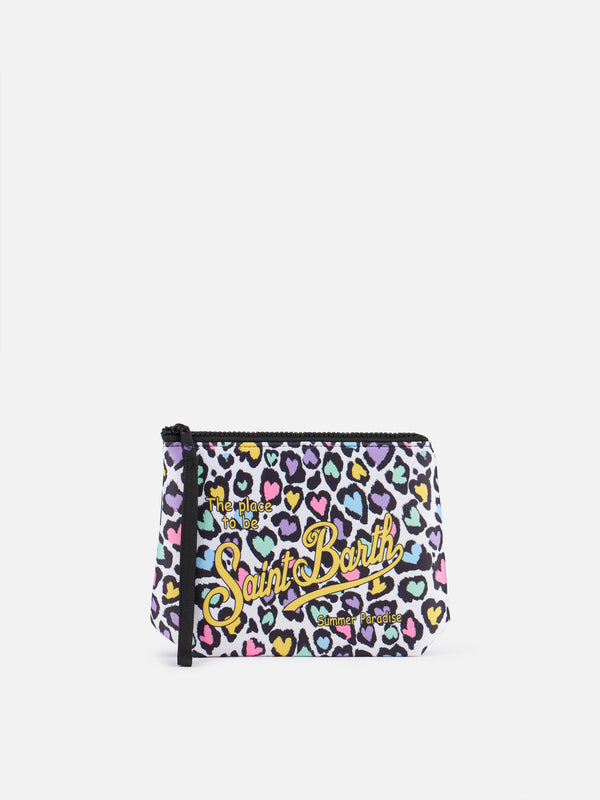 Pochette Aline in scuba animalier