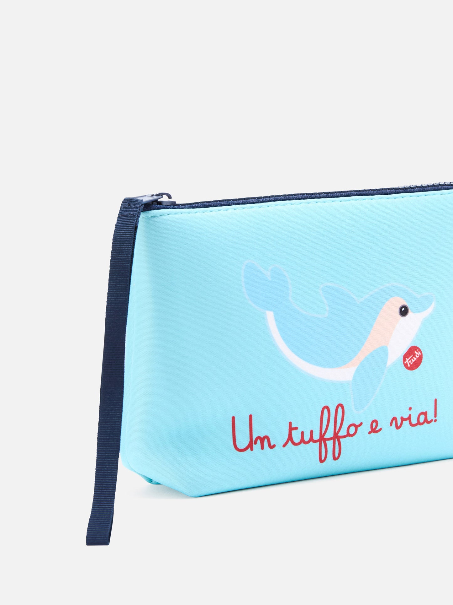 Aline scuba pouch with Dolphin Un tuffo e via! print | Special Edition