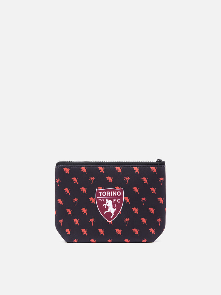 Pochette Aline in scuba granata con stampa Torino FC Logo | TORINO FC SPECIAL EDITION