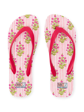 Alma flip flops with flower print - MC2 Saint Barth