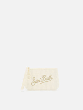 Mini tricot Off white Aline pouch avec broderie logo 